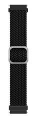 Aligator Watch Straps 20 textilní řemínek, Black