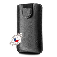 FIXED Soft Slim pouzdro se zavíráním XL, Black