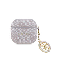Guess 4G Script PC/PU Charm AirPods 4, Pink