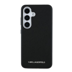 Karl Lagerfeld Saffiano MagSafe Galaxy S25, Black
