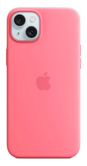 iPhone 15 Plus Silicone Case MagSafe Pink