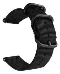 Tactical 406 Nylon textilní řemínek 22mm, Black