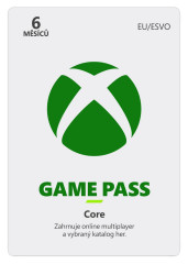 Microsoft Xbox Game Pass Core - 6 měsíců