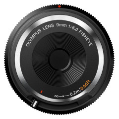 OM SYSTEM objektiv M.Zuiko 9 mm f8 black