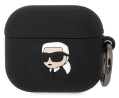 Karl Lagerfeld 3D Logo NFT Karl Airpods 3, Black