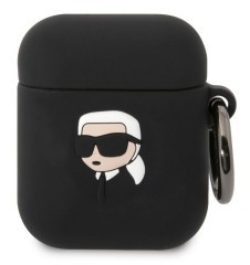 Karl Lagerfeld 3D Logo NFT Karl Airpods 1/2, Black