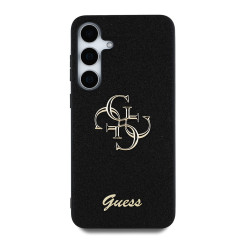 Guess PU Glitter 4G Metal Logo Galaxy S25+, Black