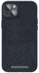 Njord Salmon Leather Case iPhone 14 Plus, Black