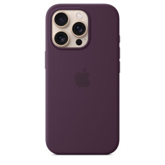 iPhone 16 Pro Silicone Case MagSafe Plum