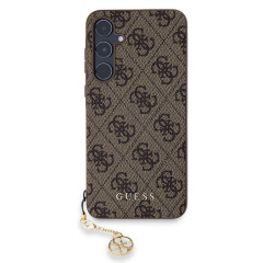 Guess 4G Charms kryt Samsung Galaxy A55, Brown