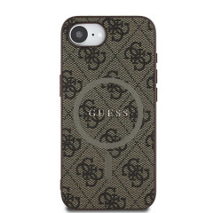 Guess 4G Colored Ring MagSafe iPhone 16e, Brown