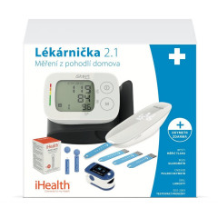 iHealth Lékárnička 2.1–glukometr,tlakoměr,oxymetr