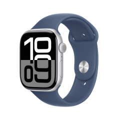 Apple Watch S10 Cell 42mm Silver, Denim SB, M/L