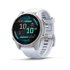 Garmin fenix 8 43mm,AMOLED,Glass,Sil/White SB