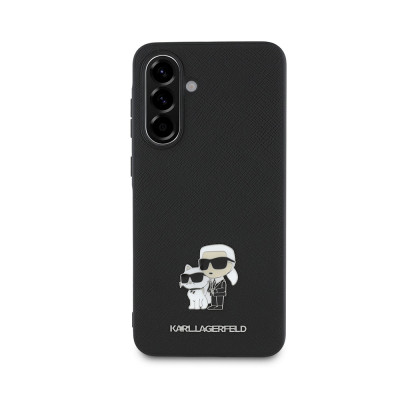 Karl Lagerfeld Saffiano Metal K+Ch Galaxy A56,Blac