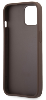 Guess Big 4G Metal Logo Hard Case iPhone 13, Brown
