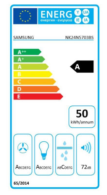 Vestavná digestoř Samsung NK24N5703BS