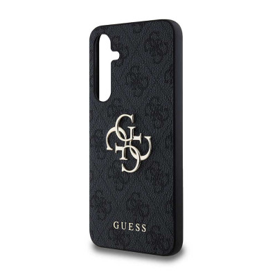 Guess PU 4G Metal Logo Samsung Galaxy A35 5G, Grey