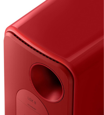 KEF LSX II Lave Red