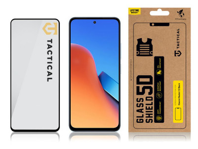 Tactical Glass 5D Xiaomi Redmi 12, Black