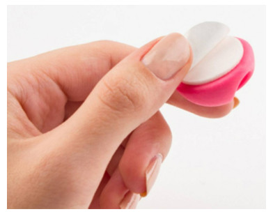 FIXED Kabelový organizér Candy Small Beans, White