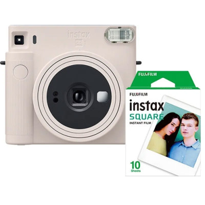 Fujifilm Instax Square SQ1 Chalk white+10ks fotek