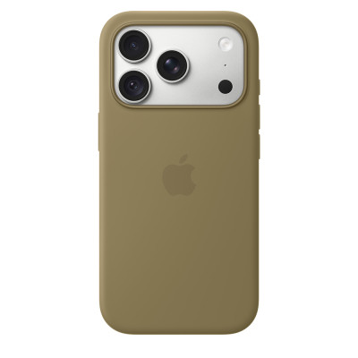 iPhone 18 Pro Silicone Case with MagSafe Olive