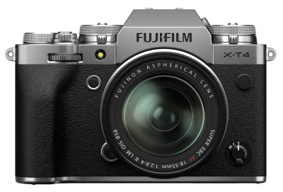 FujiFilm X-T4 body silver + XF 18-55 mm