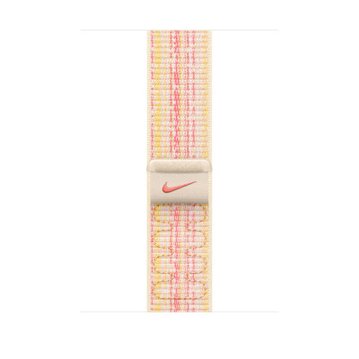Apple 45mm Nike Sport Loop Starlight/Pink