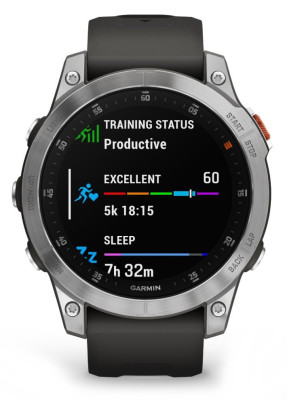 Garmin epix Glass, Silver/Gray SB