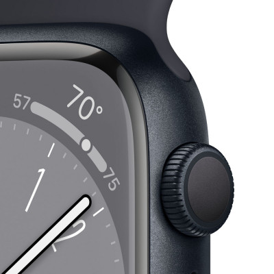 Apple Watch Series 8 45mm Midnight, Midnight Sport