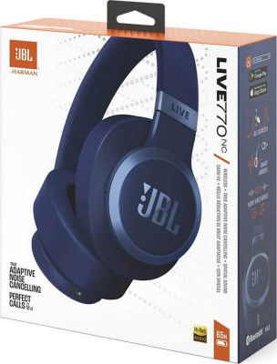 JBL Live 770NC bezdrátová stereo sluchátka, Blue