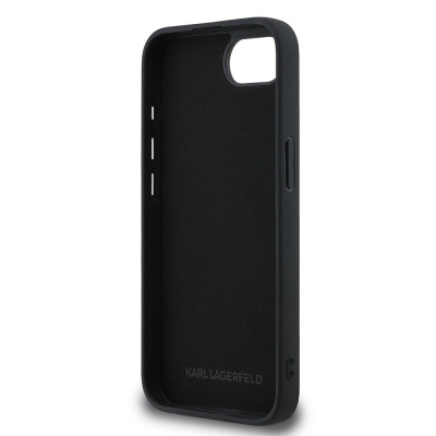 Karl Lagerfeld 3D Rubber K+Ch iPhone 16e, Black