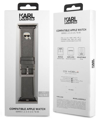 Karl Lagerfeld Head řemínek Apple Watch 38/40mm,Si