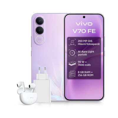 Vivo V70 FE 512+8GB Prémiový set Muse Purple