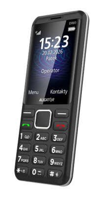 Aligator D860 Dual sim černý