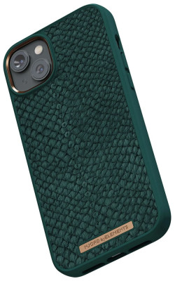 Njord Salmon Leather Case iPhone 14 Plus, Green