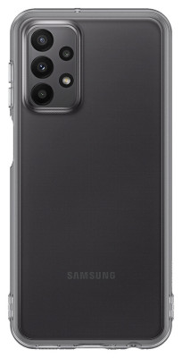 Samsung Transparent Back Cover A23 5G, Black