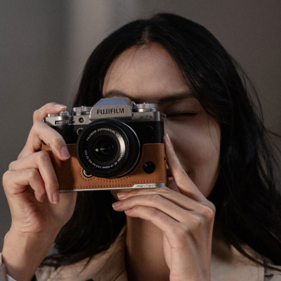 PGYTECH Leather Camera Case (For FUJI X100VIBrown)