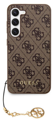 Guess Charms Hard Case 4G Samsung S23+, Brown