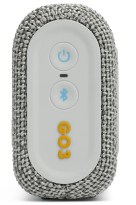 JBL GO3 přenosný reproduktor s IP67, ECO White
