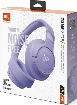 JBL Tune 770NC bezdrátová sluchátka, Purple