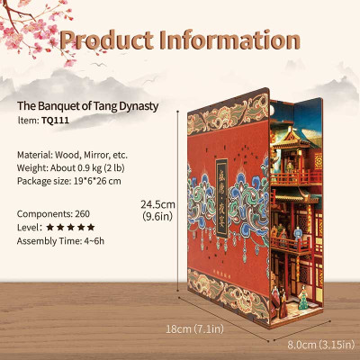 Stavebnice Tonecheer The Banquet of Tang Dynasty