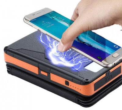 BOT Solární powerbanka SP1 6 panelů 20000mAh černá