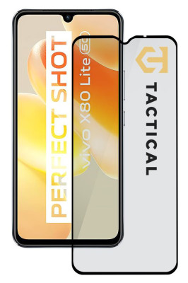Tactical Glass 5D Vivo X80 Lite 5G, Black