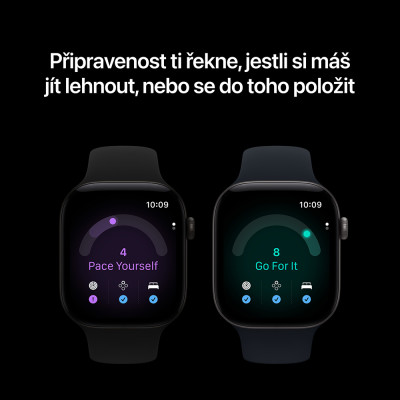 Apple Watch Series 12 Cellular 42mm Natural Titanium, Navy Blue Sport Band, M/L