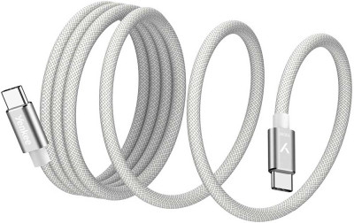 YENKEE YCU MAGNETIC 02 kabel USB-C/C WH 100W