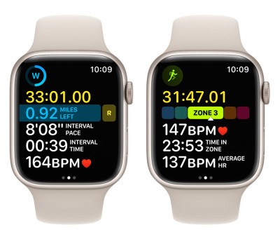 Apple Watch S8 Cell 45mm Starlight, StarlightSport