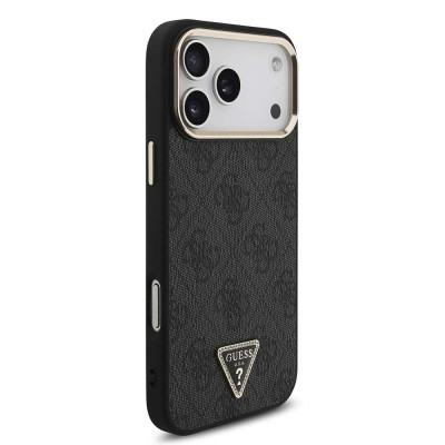 Guess Triangle Logo MagSafe iPhone 18 ProMax Black