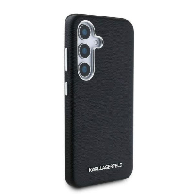 Karl Lagerfeld Saffiano MagSafe Galaxy S25, Black